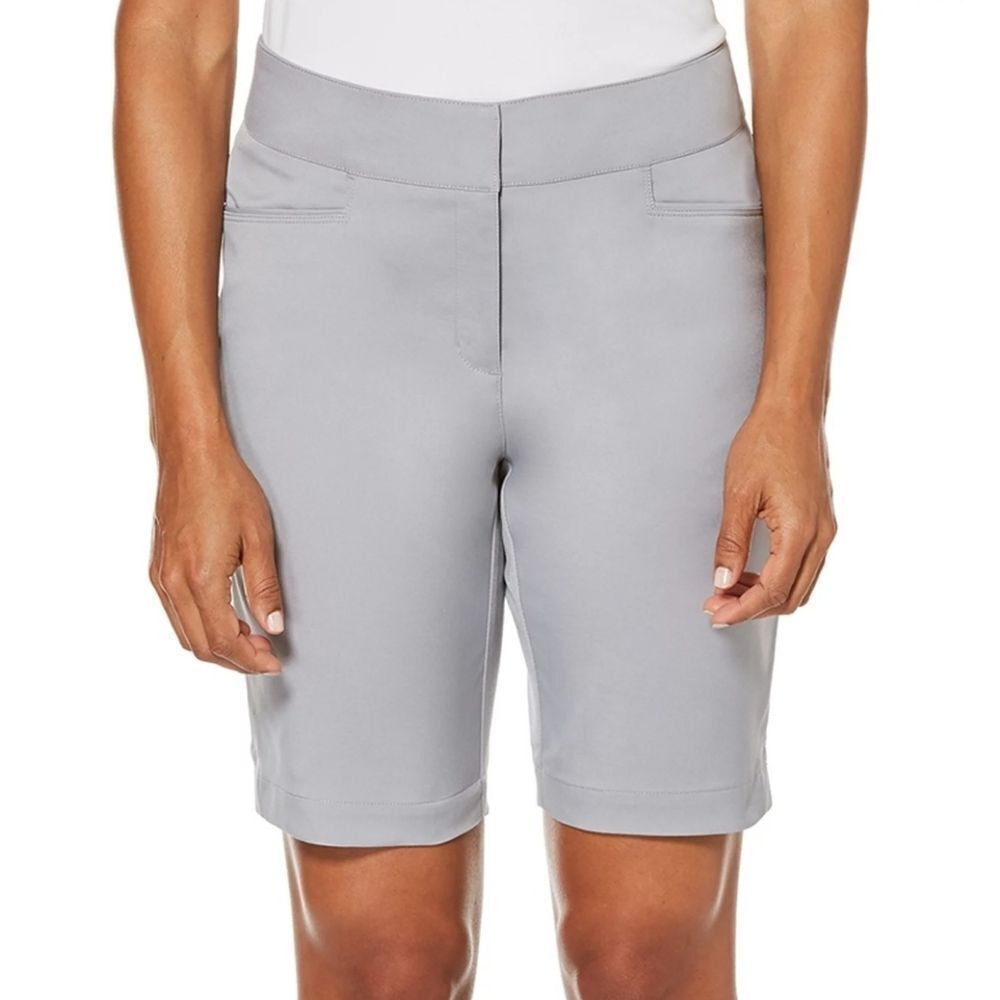 Grand Slam Women's Gray Performance 3-pocket Golf Shorts